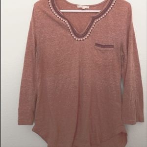 Embroidered Skies Are Blue Top - From Stitchfix.